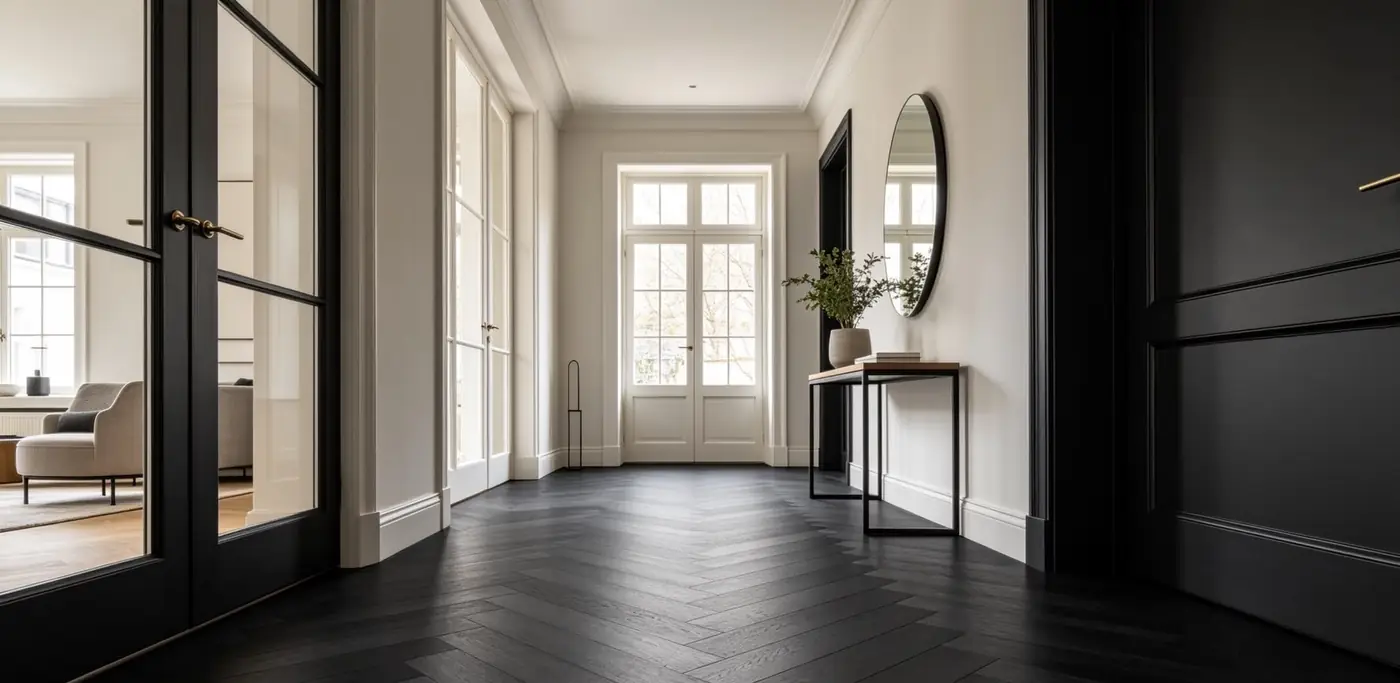 Magnet Charcoal Herringbone LVT